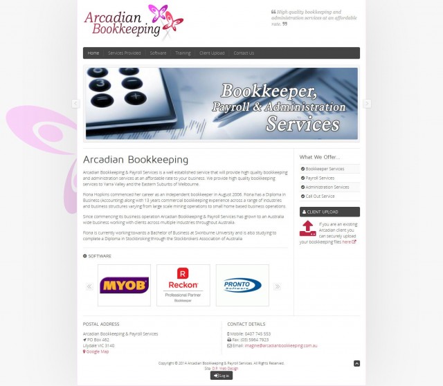 Arcadian Bookkeeping