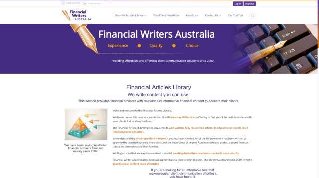Financial Writers Australia